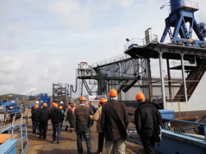 Firmenpräsentation und Führung bei der Neuen Jadewerft und Nordwest-Ölleitung in Wilhelmshaven