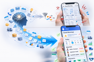 Guter Datenfluss bei einfacher Benutzeroberfläche, wenig Einträge in komplexe Masken