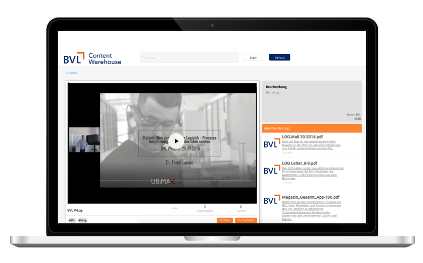 The first services of BVL.digital are BVL-Connect, the Flows & Tolls website, and the Content Warehouse.