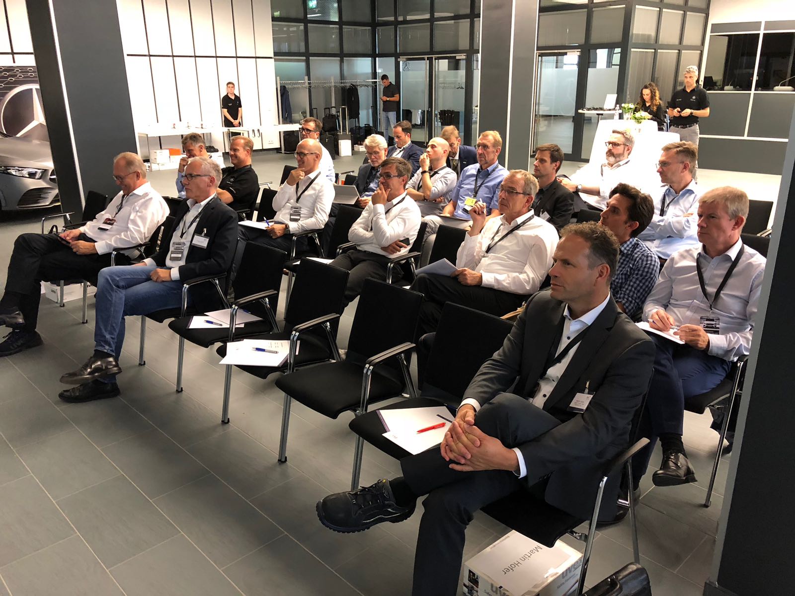 Members of the Advisory Board during the presentations at the start of their meeting in Kecskemét