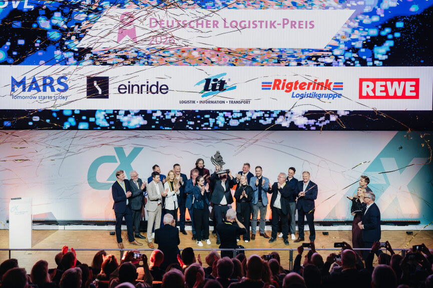 Deutscher Logistik-Preis 2026 geht an Gewinnerteam um Mars und  Rewe Group