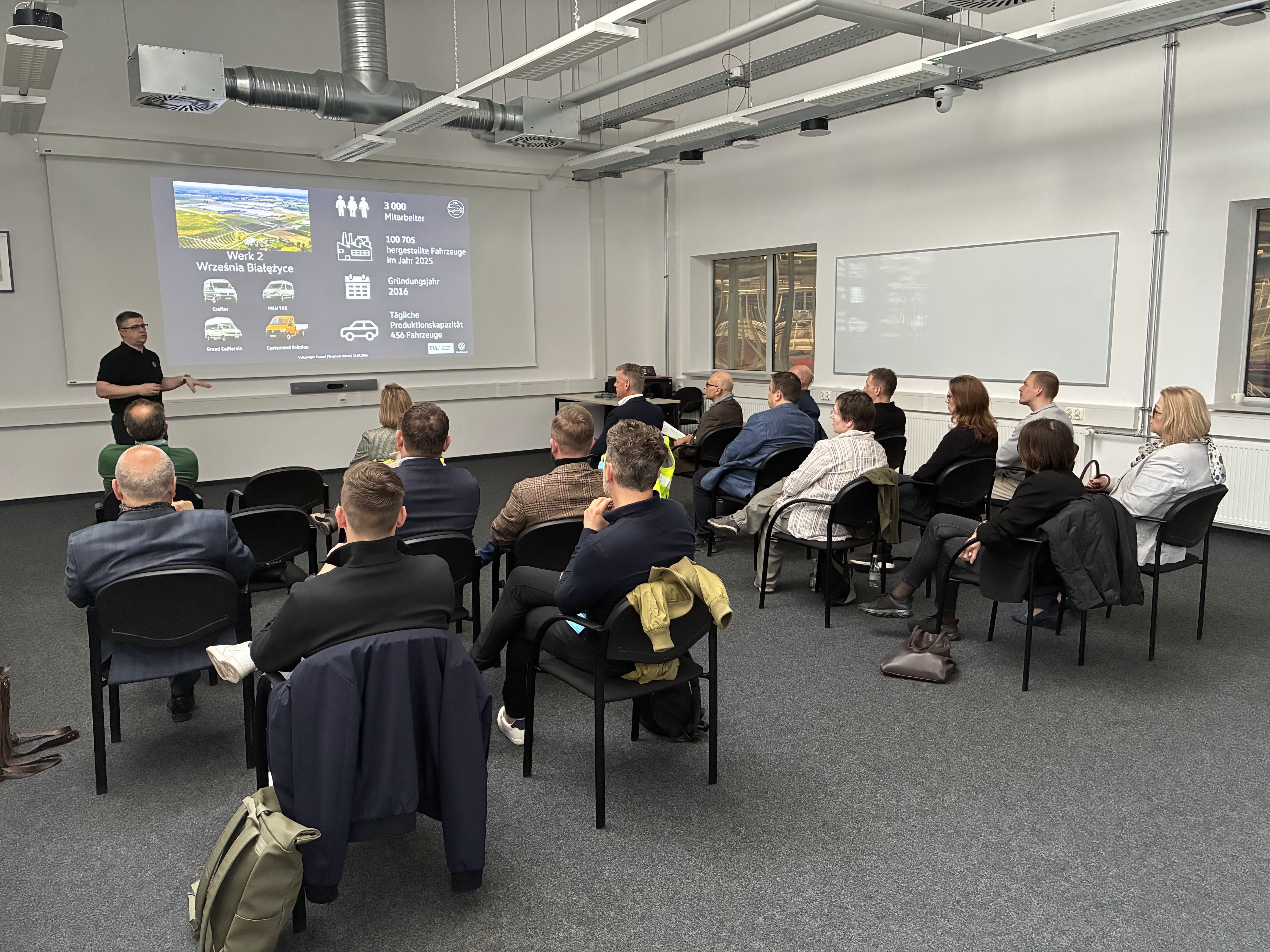 Rückblick zum Treffen des Chapters Poland bei Volkswagen Poznań im Werke Września am 23. April 2026