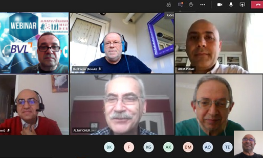 Report by Altay Onur, BVL Representative Turkey, center bottom row
