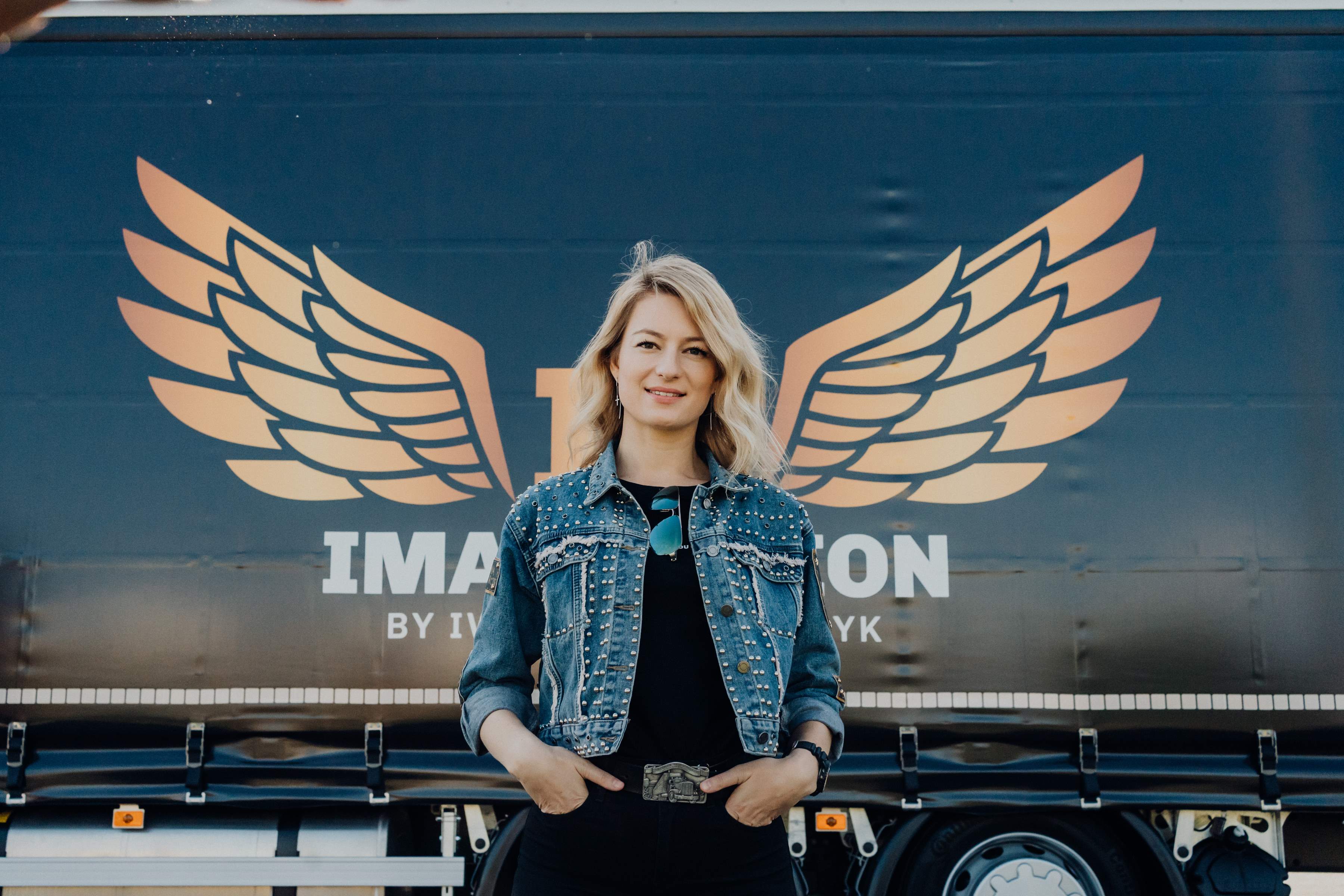 Iwona Blecharczyk , ruck Driver, Trucking Entrepreneur, Road Transportation Influencer, 